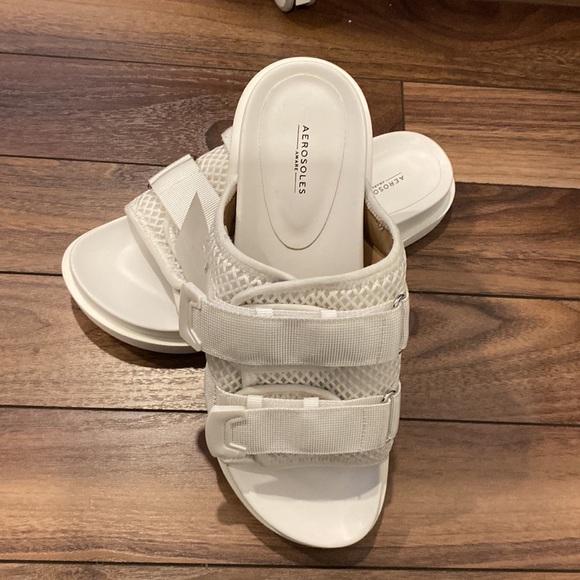 AÉROSOLES Aware Women’s Vegan Tara White Mesh - Picture 6 of 9